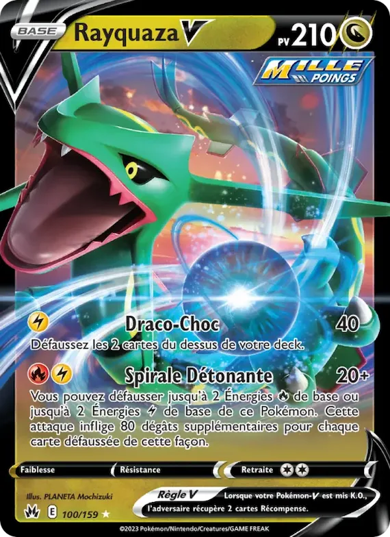 Rayquaza V 100 – Zénith Suprême