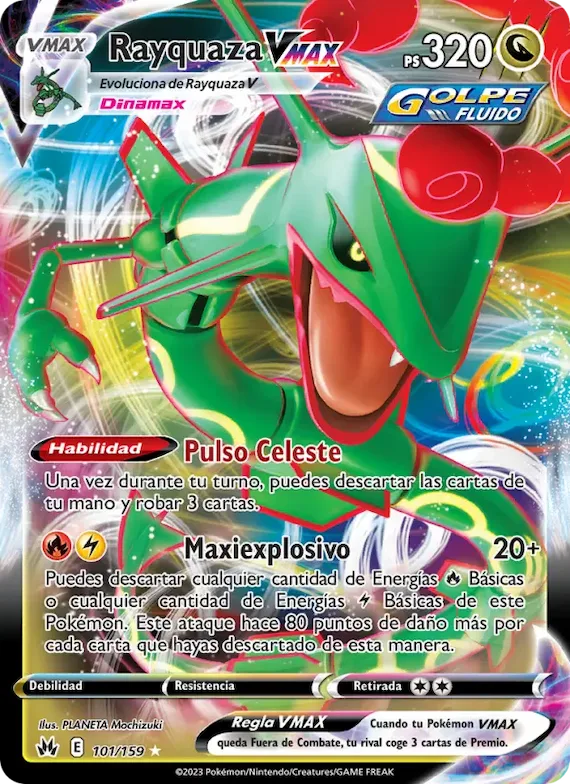 Rayquaza VMAX 101 – Cenit Supremo
