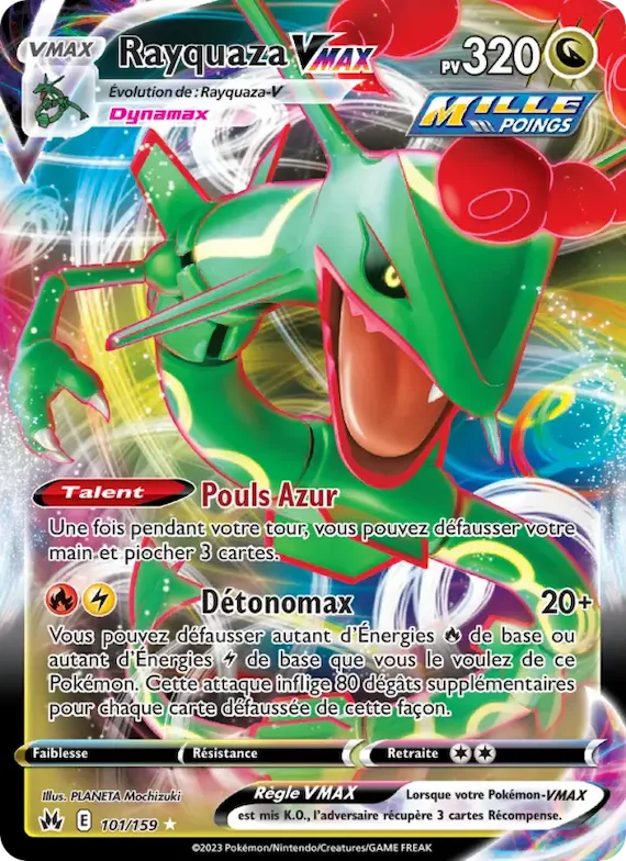 Rayquaza VMAX 101 – Zénith Suprême