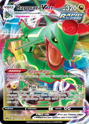 Rayquaza VMAX #101 – Crown Zenith