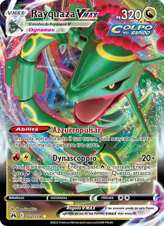 Rayquaza VMAX 102 – Zenit Regale