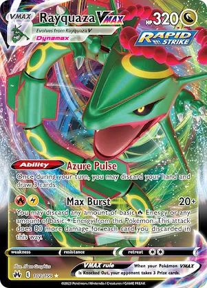 Rayquaza VMAX #102 – Crown Zenith