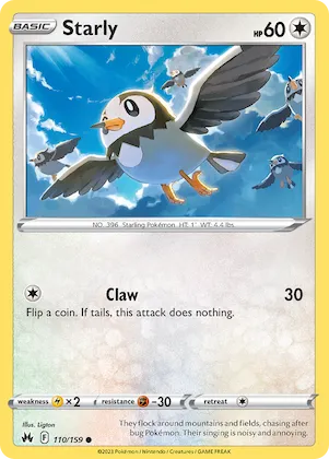 Starly #110 – Crown Zenith