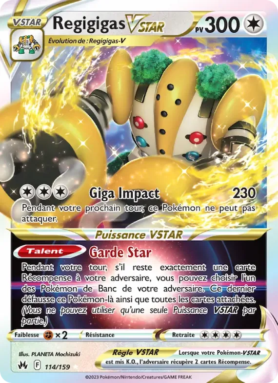 Regigigas VSTAR 114 – Zénith Suprême