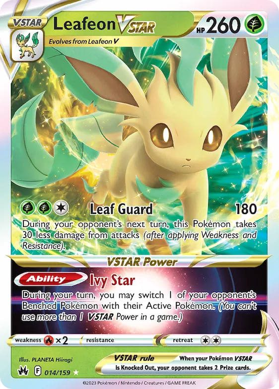 Leafeon VSTAR #14 – Crown Zenith
