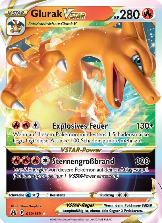 Glurak VSTAR 19 – Zenit der Könige