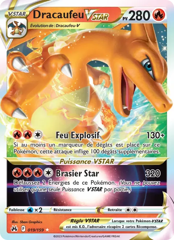 Dracaufeu VSTAR 19 – Zénith Suprême