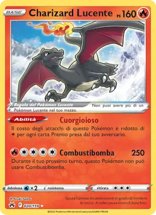 Charizard Lucente 20 – Zenit Regale