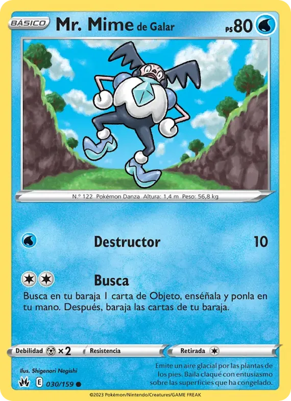 Mr. Mime de Galar 30 – Cenit Supremo