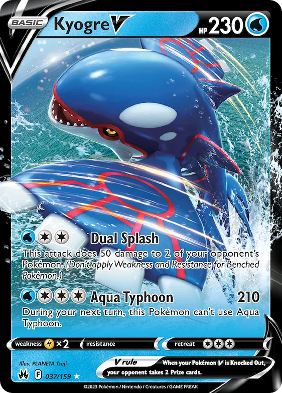 Kyogre V #37 – Crown Zenith