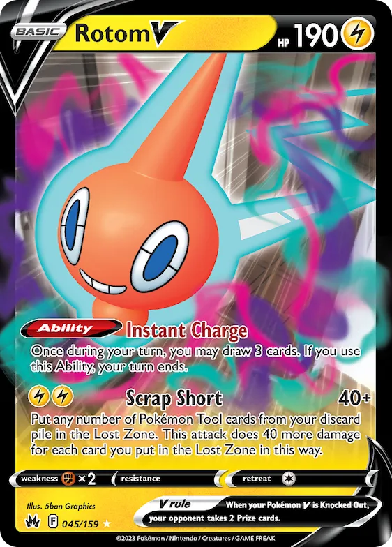 Rotom V #45 – Crown Zenith