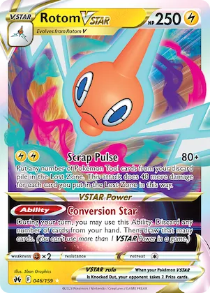 Rotom VSTAR #46 – Crown Zenith