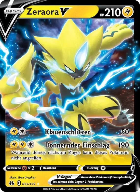 Zeraora V 53 – Zenit der Könige