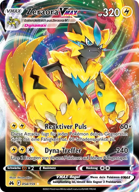 Zeraora VMAX 54 – Zenit der Könige