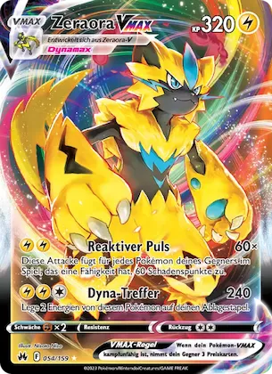 Zeraora VMAX Nr. 54 – Crown Zenith