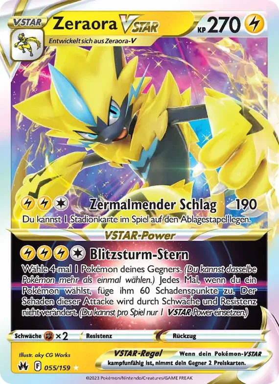 Zeraora VSTAR 55 – Zenit der Könige