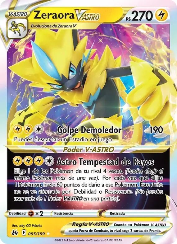 Zeraora V-ASTRO 55 – Cenit Supremo
