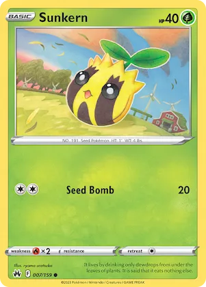 Sunkern #7 – Crown Zenith