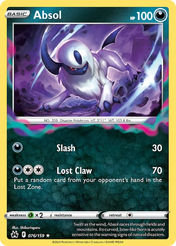 Absol #76 – Crown Zenith