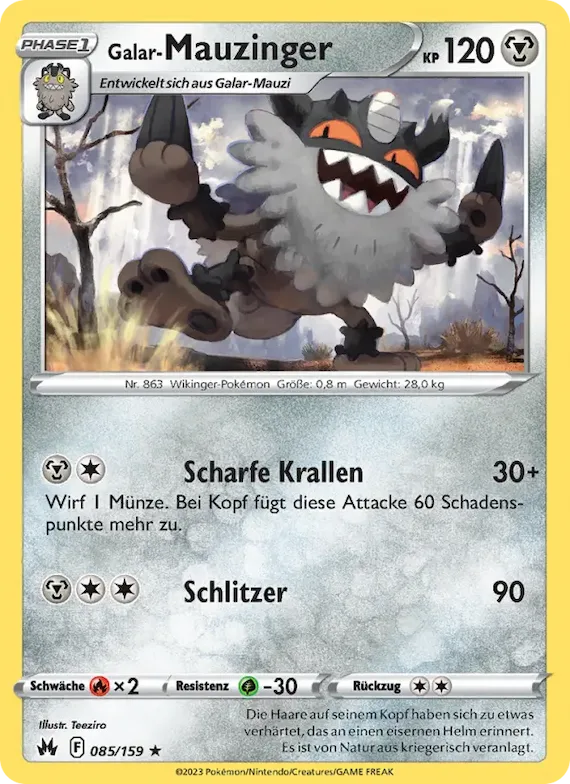 Galar-Mauzinger 85 – Zenit der Könige
