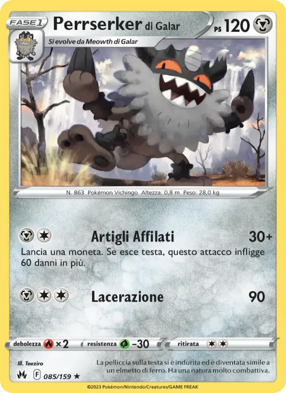 Perrserker di Galar 85 – Zenit Regale