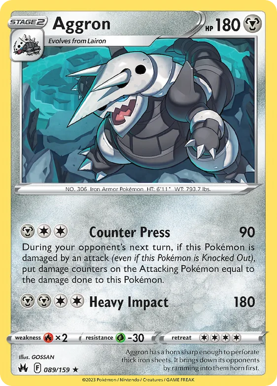 Aggron #89 – Crown Zenith