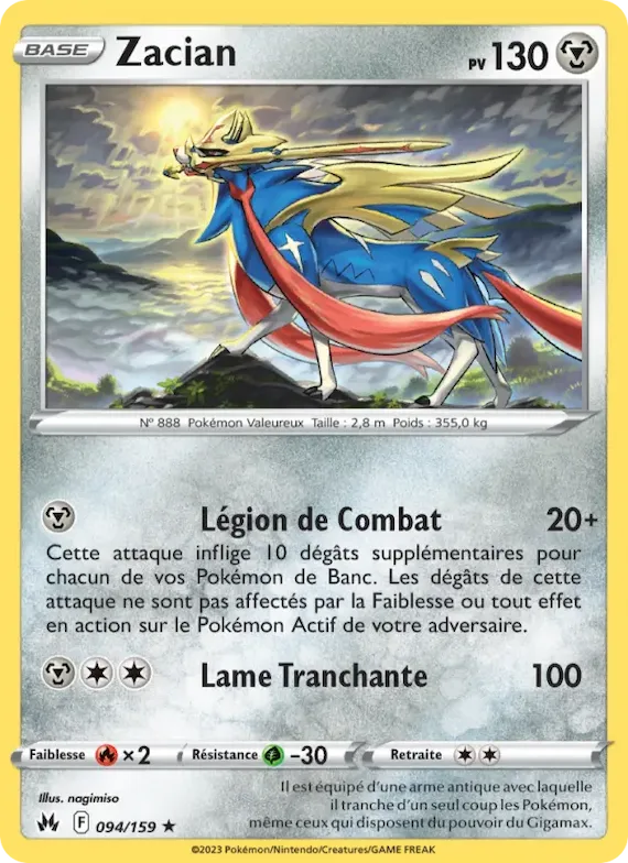 Zacian 94 – Zénith Suprême