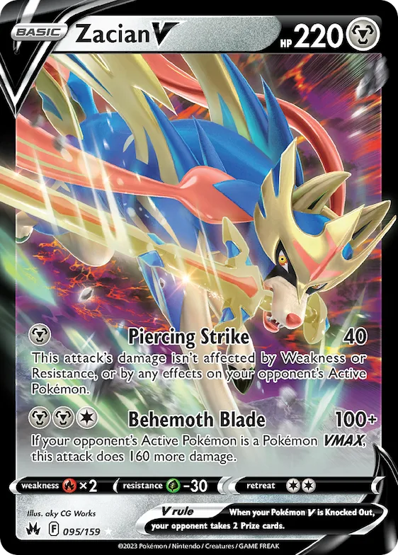 Zacian V #95 – Crown Zenith