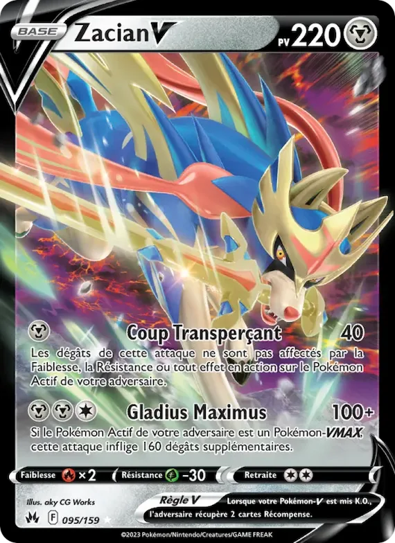 Zacian V 95 – Zénith Suprême