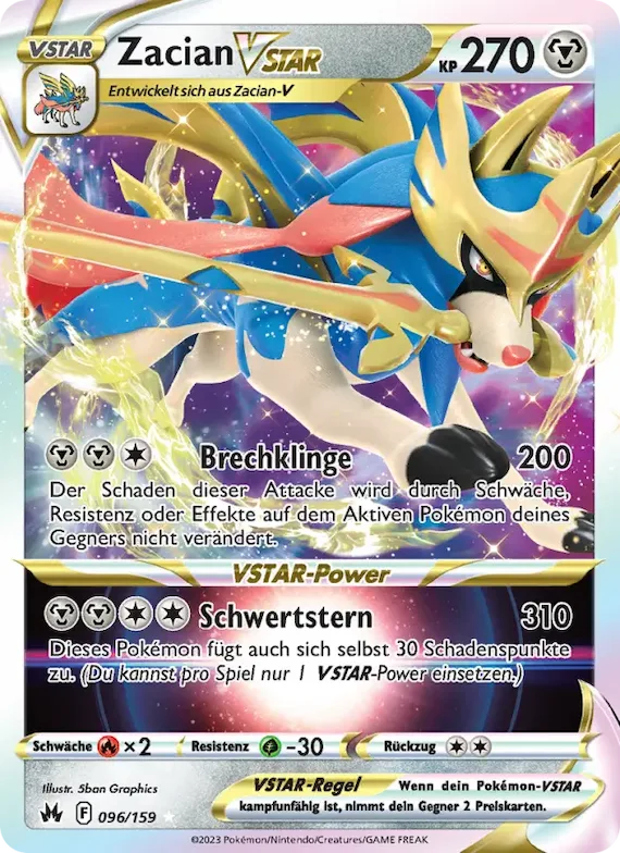 Zacian VSTAR 96 – Zenit der Könige