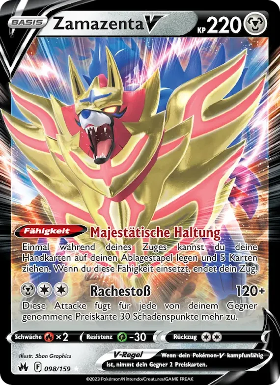 Zamazenta V 98 – Zenit der Könige