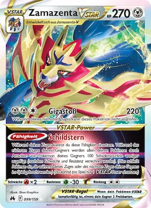Zamazenta VSTAR Nr. 99 – Crown Zenith