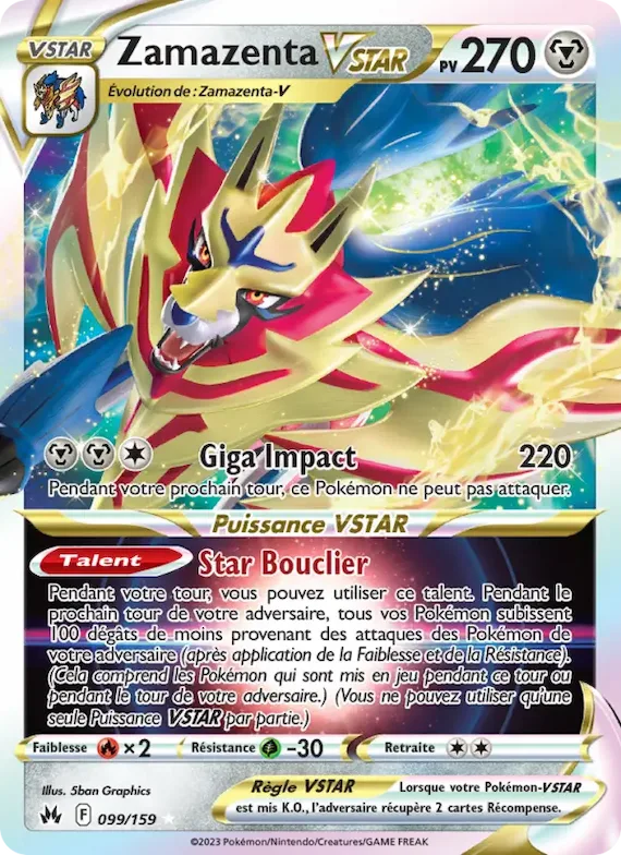 Zamazenta VSTAR 99 – Zénith Suprême