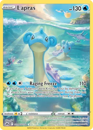 Lapras #GG05 – Crown Zenith Galarian Gallery