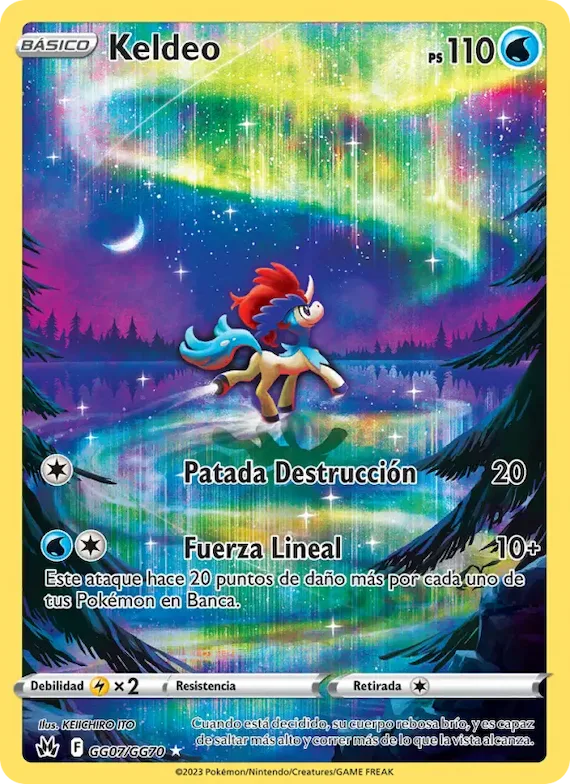 Keldeo GG07 – Cenit Supremo Galería de Galar