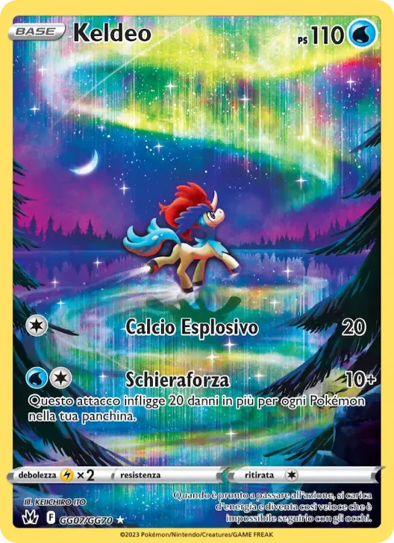 Keldeo GG07 – Zenit Regale Galleria di Galar