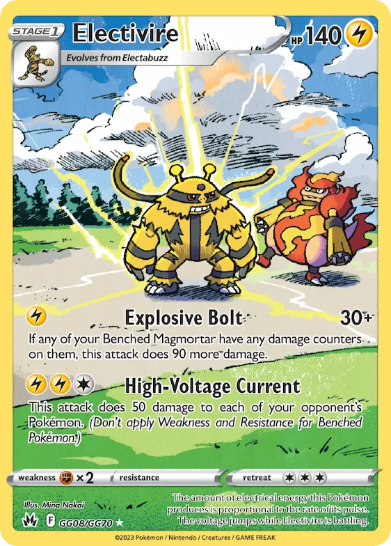 Electivire #GG08 – Crown Zenith Galarian Gallery
