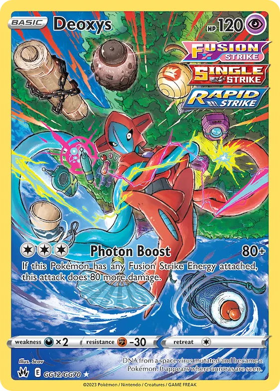 Deoxys #GG12 – Crown Zenith Galarian Gallery