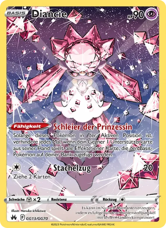 Diancie GG13 – Zenit der Könige Galar-Galerie