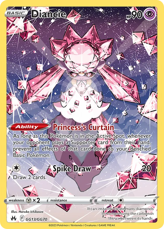 Diancie #GG13 – Crown Zenith Galarian Gallery