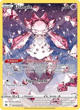Diancie n° GG13 – Zénith Suprême Galerie Galaroise