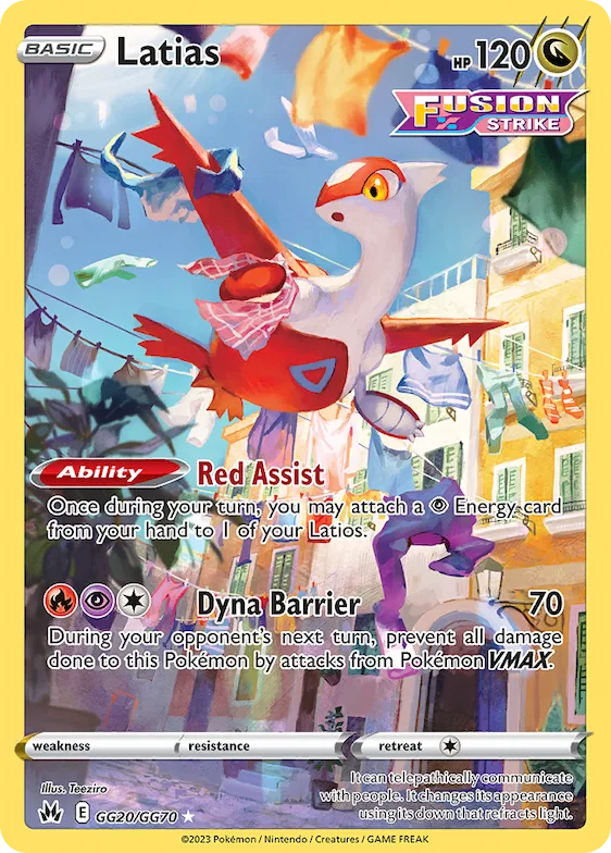 Latias #GG20 – Crown Zenith Galarian Gallery