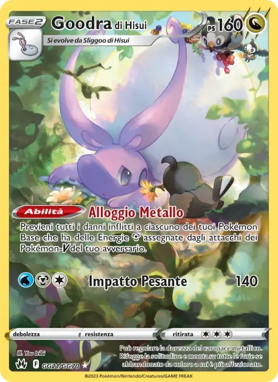 Goodra di Hisui GG21 – Zenit Regale Galleria di Galar