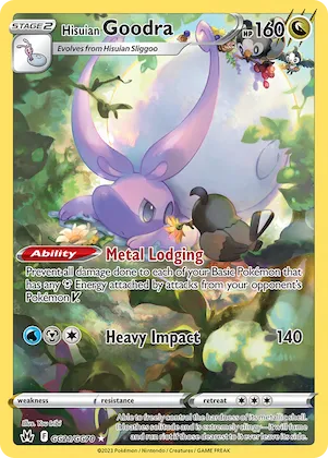 Hisuian Goodra #GG21 – Crown Zenith Galarian Gallery