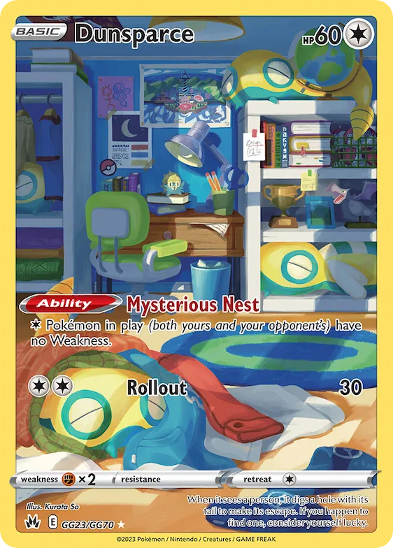 Dunsparce #GG23 – Crown Zenith Galarian Gallery