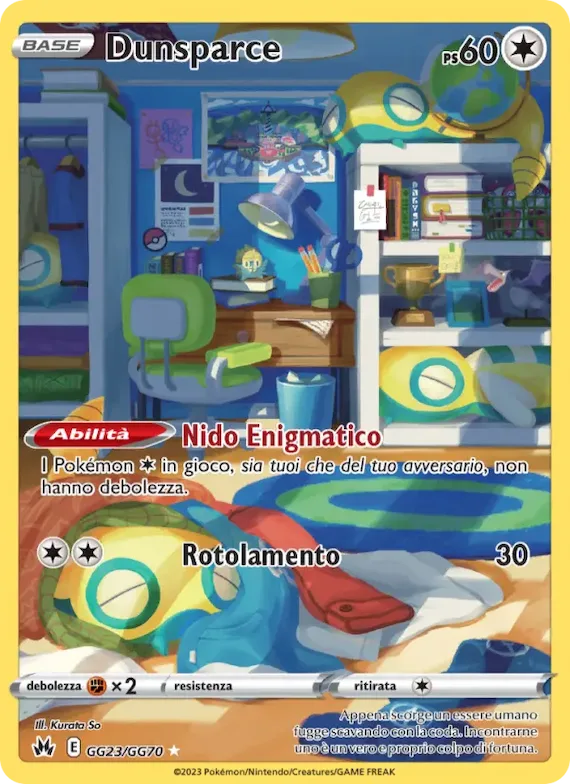 Dunsparce GG23 – Zenit Regale Galleria di Galar