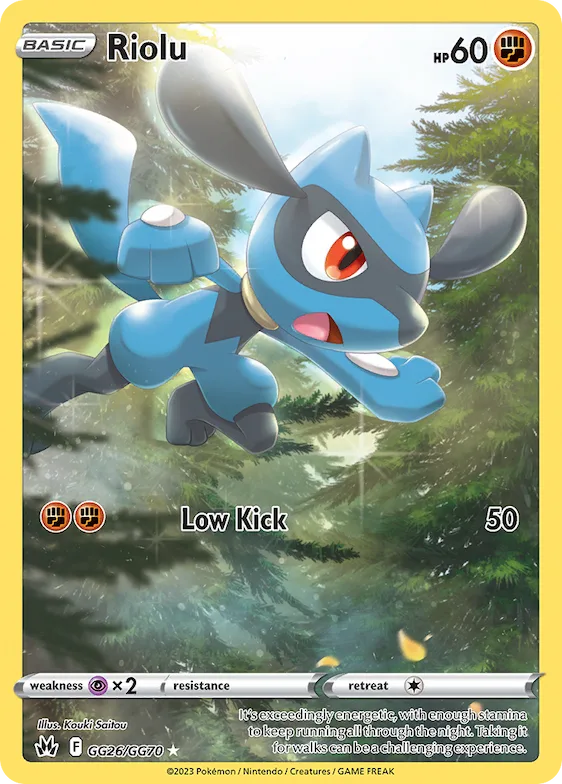 Riolu #GG26 – Crown Zenith Galarian Gallery