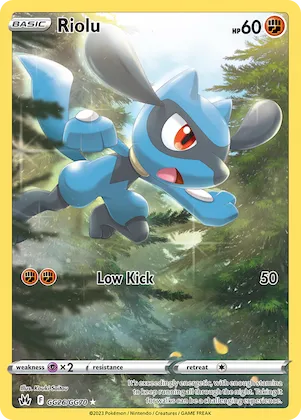 Riolu #GG26 – Crown Zenith Galarian Gallery