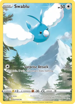Swablu #GG27 – Crown Zenith Galarian Gallery