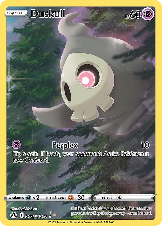 Duskull #GG28 – Crown Zenith Galarian Gallery